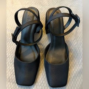 ASOS black size 10 block heel